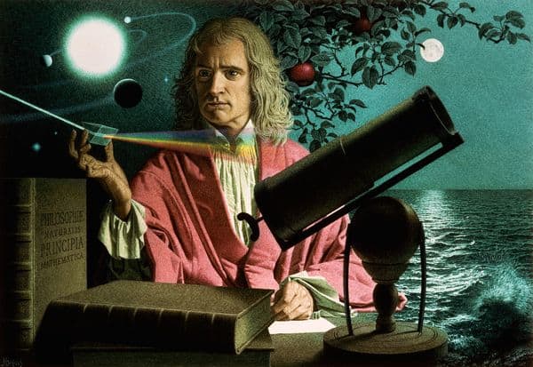 Англичанинът Исак Нютон е известен на хората по целия свят